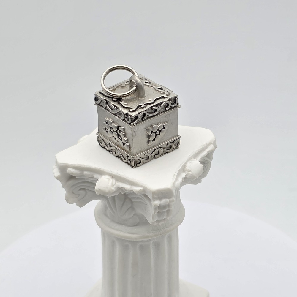 GANZ Prayer Box & Charm Trinket Pewter "Trinity‎ Of Angels" Christmas Magnetic